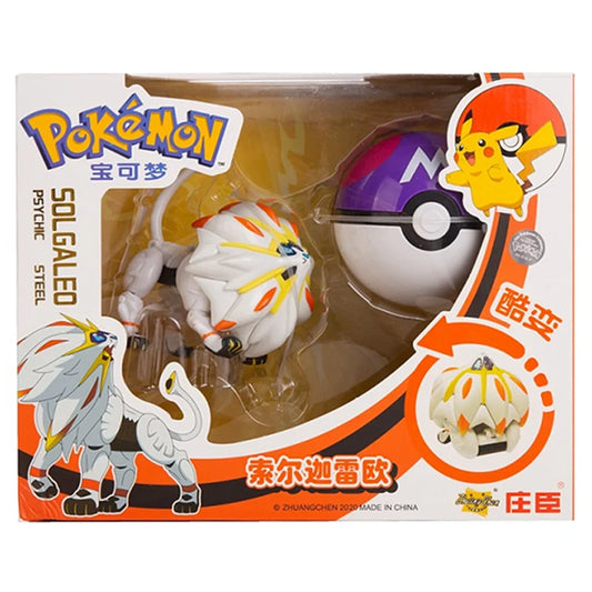 Figuras Pokémon de Colección - ¡Atrápalos Todos! Solgaleo en caja