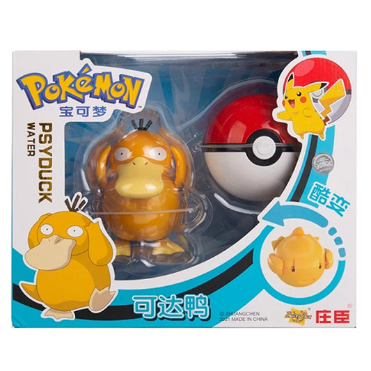 Figuras Pokémon de Colección - ¡Atrápalos Todos! Psyduck en caja