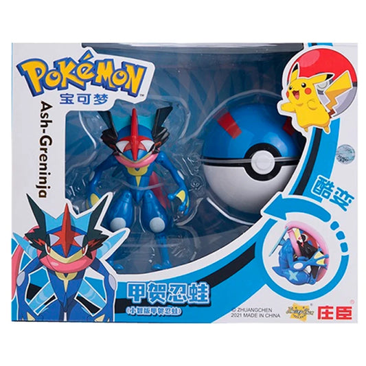 Figuras Pokémon de Colección - ¡Atrápalos Todos!  Greninja en caja