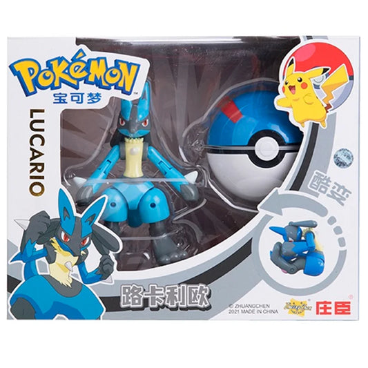 Figuras Pokémon de Colección - ¡Atrápalos Todos! Lucario en caja