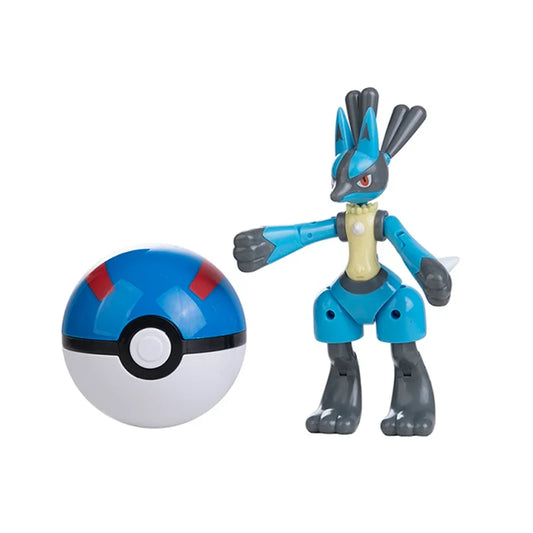 Figuras Pokémon de Colección - ¡Atrápalos Todos! Lucario sin caja